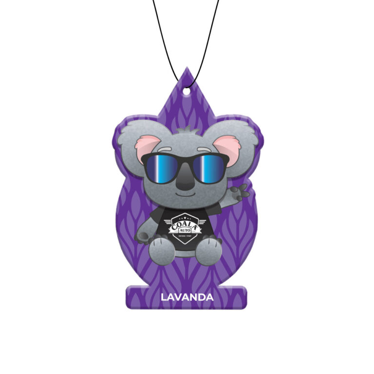 Coala Odorizante Folhinha Auto Lavanda