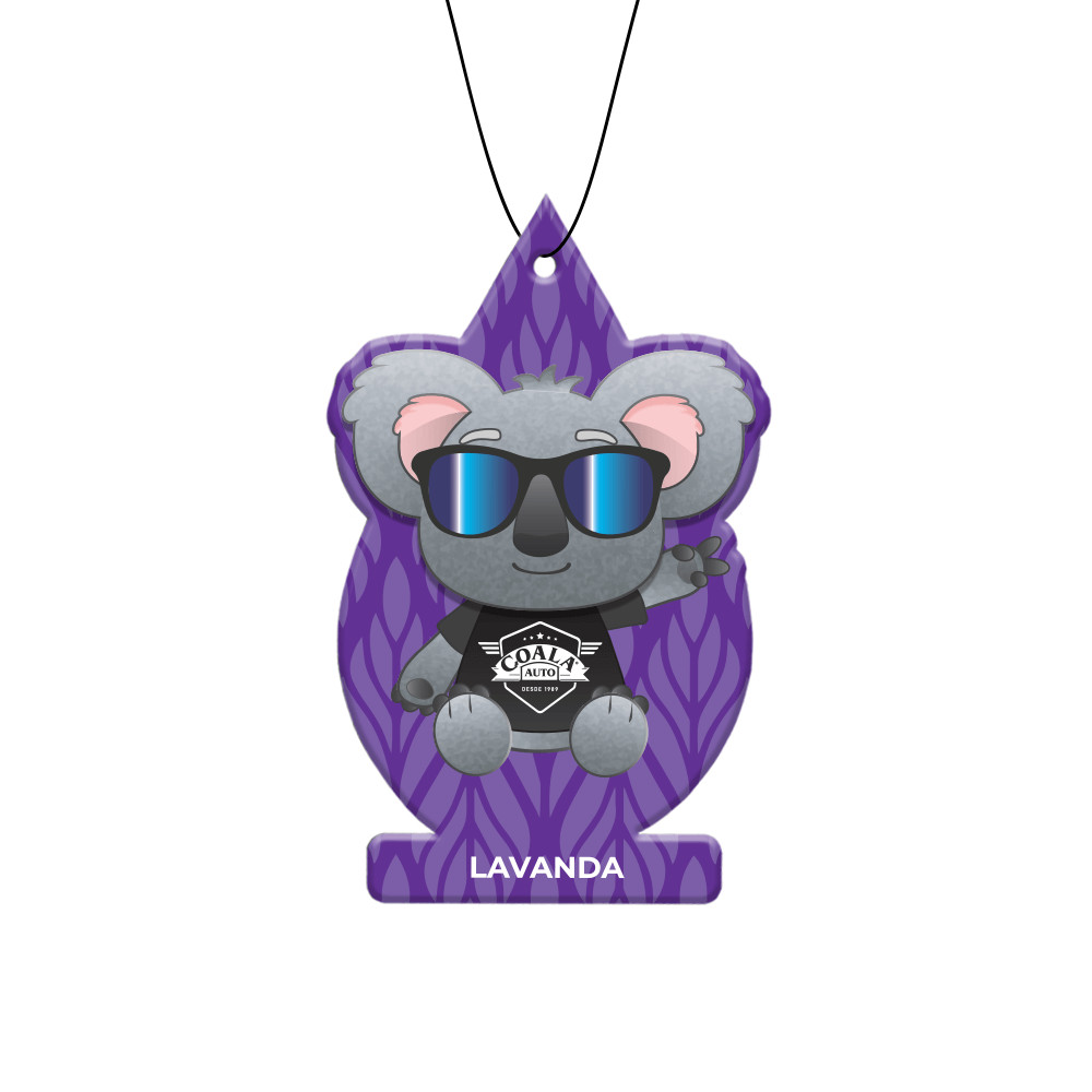 Coala Odorizante Folhinha Auto Lavanda