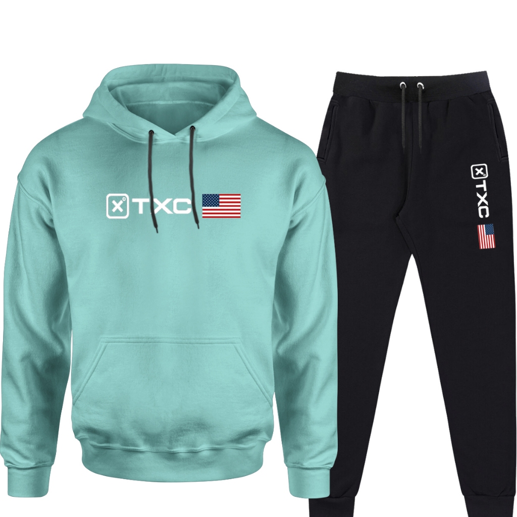 Conjunto Moletom Com Capuz 100% Algodão Envio Imediato
