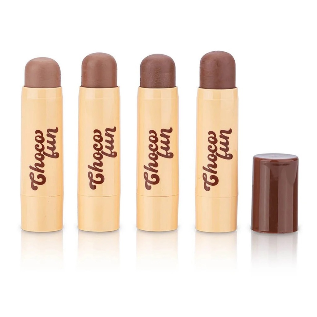 Contorno Stick Bastão Matte Choco Fun Fenzza Lançamento Manteiga de Karitê