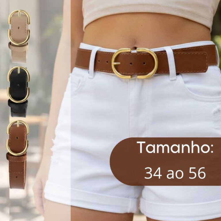 Cintos Feminino ( 3 cm Largura) do P ao G2 Plus Si