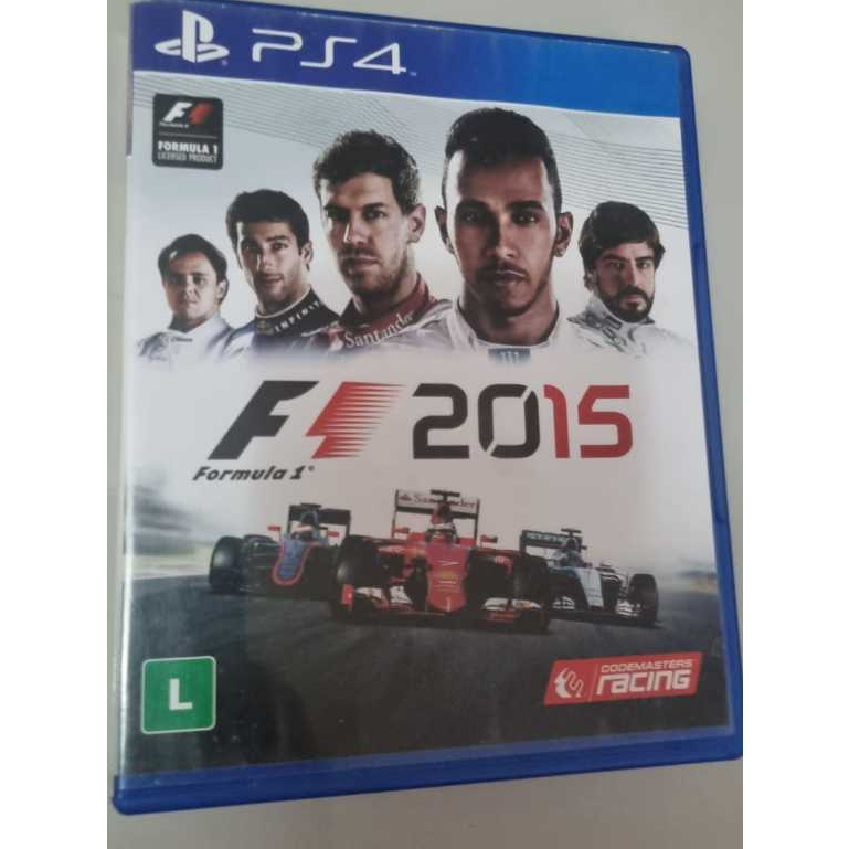 Jogo F1 2015 PS4 Mídia Física Original Impecáve