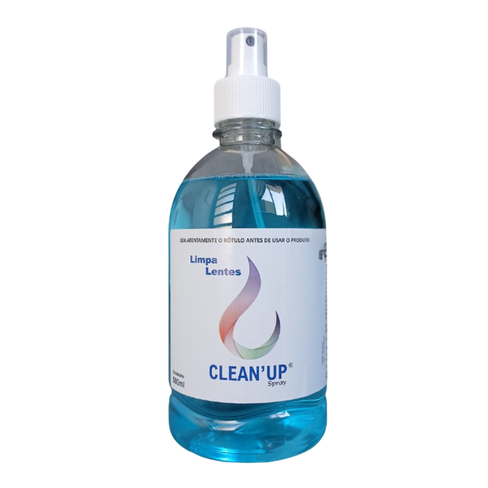 Limpa Lentes CleanUp 500ml Para Óculos Celular Computador Tablet Notebooks Câmera Fotográfica