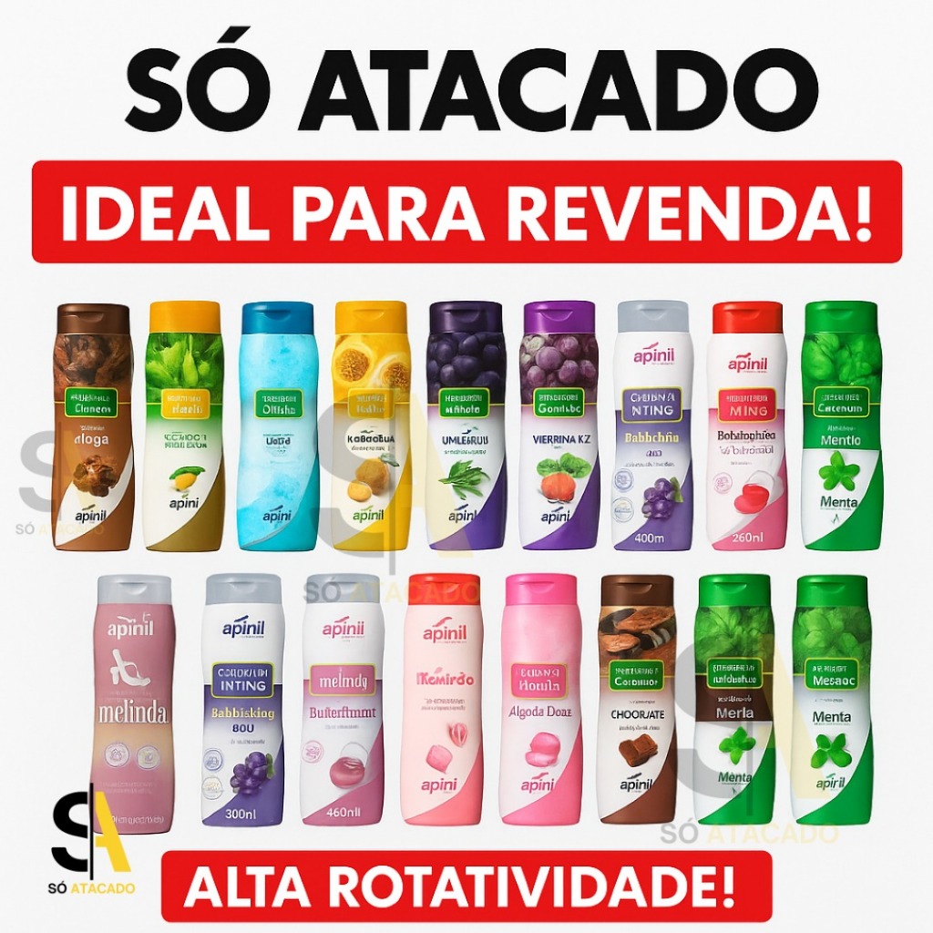 Kit 10 und Sabonete Íntimo Apinil PODE ESCOLHER | Higiene Feminina pH Balanceado