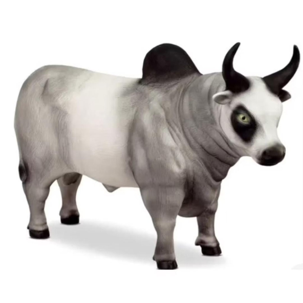 Brinquedo Boi Touro Em Vinil Farm Animais Da Fazenda Bee Toys