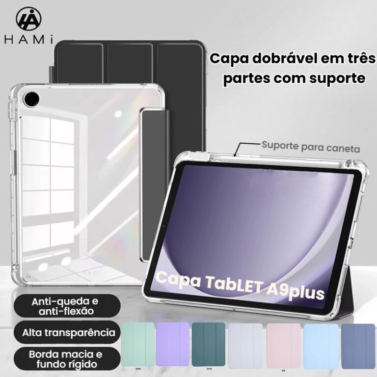 capa transparente para samsung tablet A9plus/S9FE/