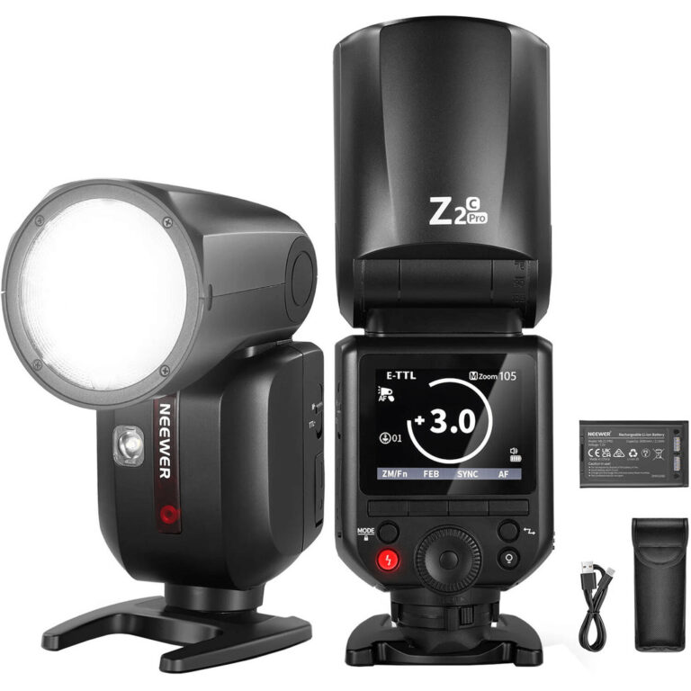 Flash Neewer Z2PRO-C Speedlite TTL Cabeça Redonda
