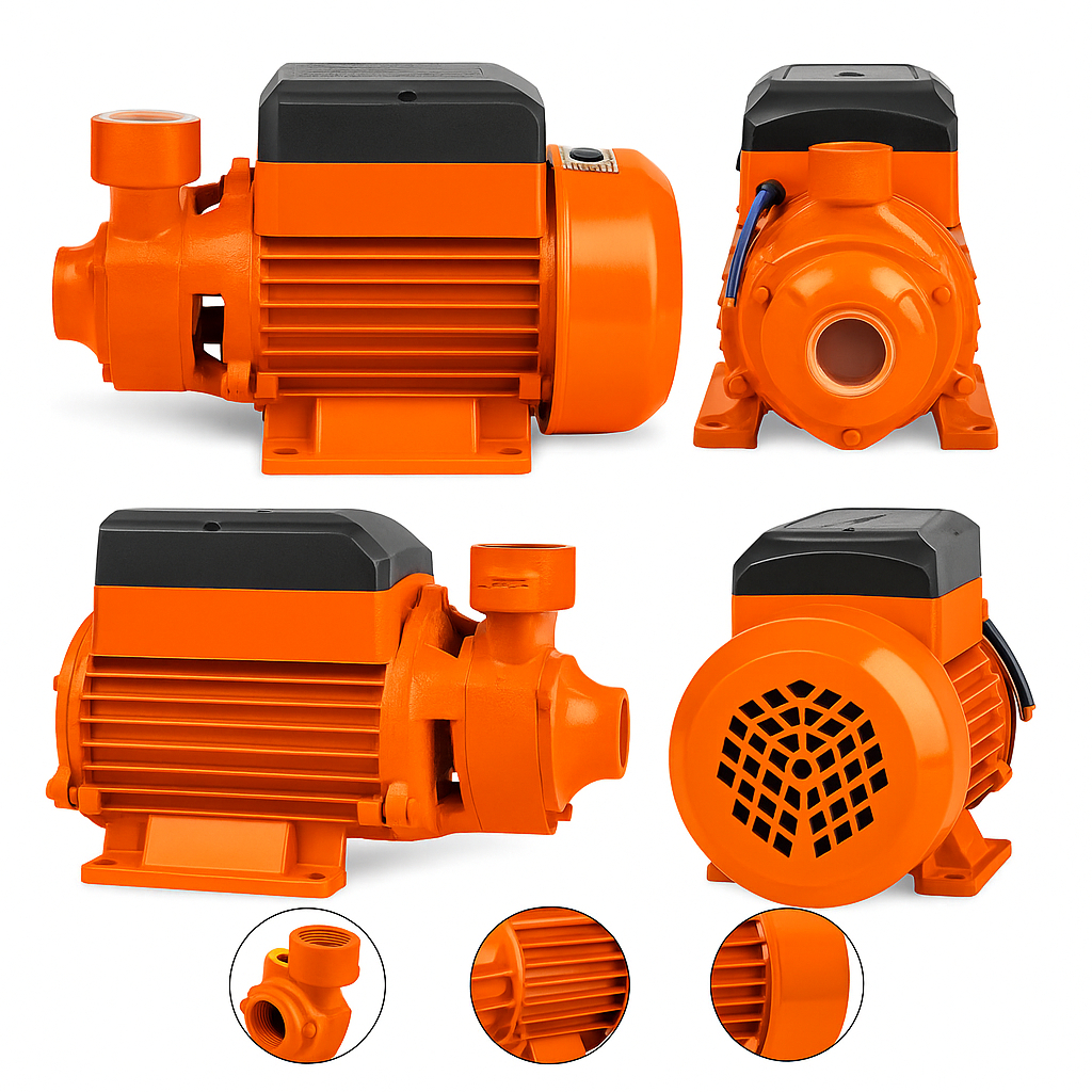 Bomba DÁgua Periférica 1/2HP 220V Silenciosa e Econômica para Jardim, Pressurização ou Irrigação