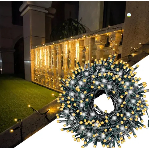Cordão Pisca Strobo 10m/30m Com 100 ou 300 Leds P