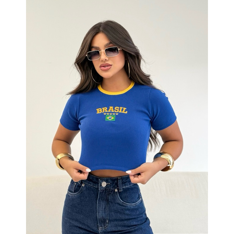 croped tamires Brasil coleção de verão