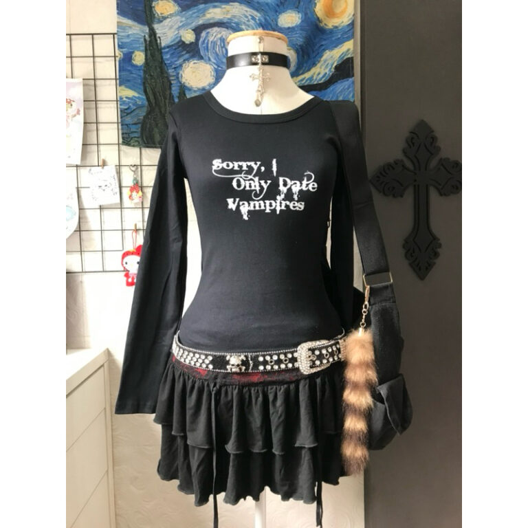Blusa Vampire | Goth, Alternativo, Y2k, Dark, Punk