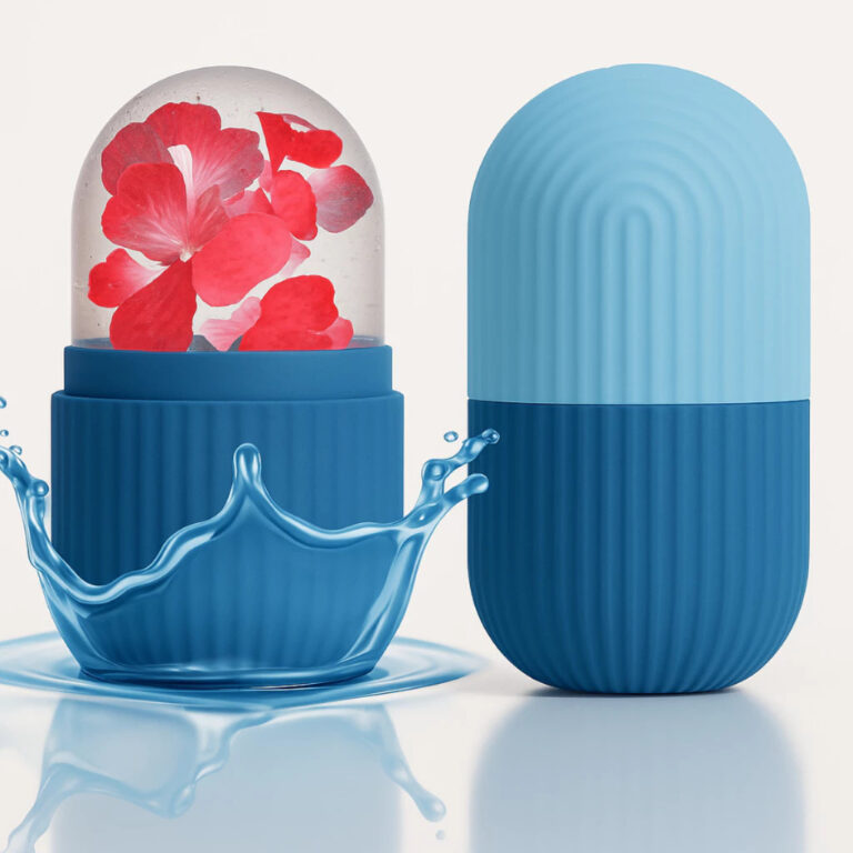 Rolo Gelo Massageador Facial Refrescante Contra In