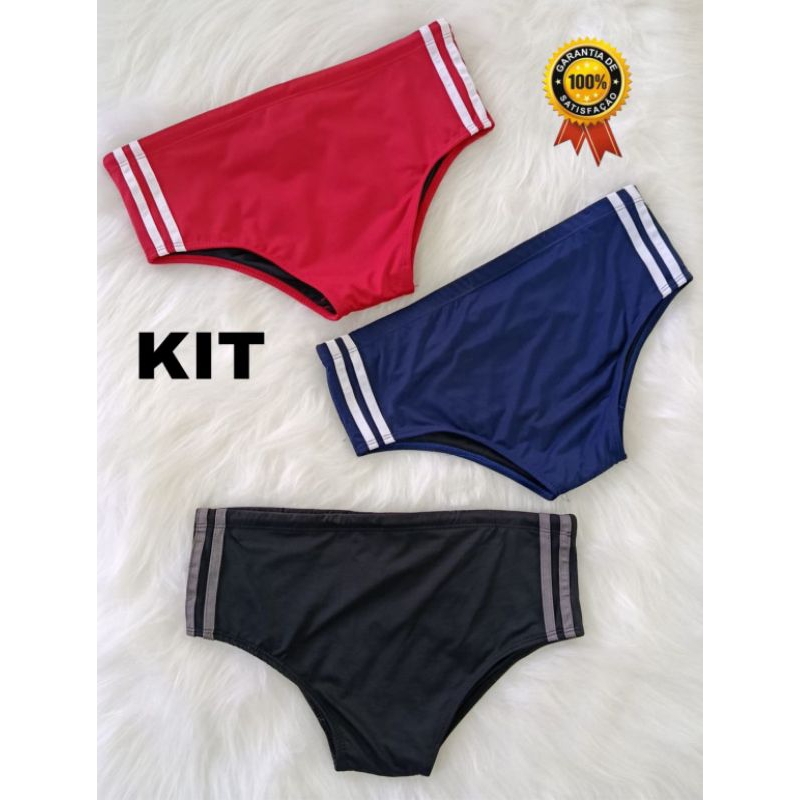 Sunga Slim Forrada Lycra Praia com PROTEÇÃO UV 50 + Envio Imediato