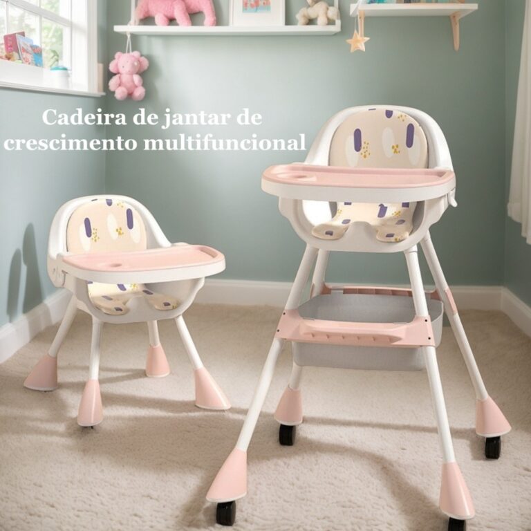 Cadeira De Alimentação Bebê Portátil 3 em 1 Ja