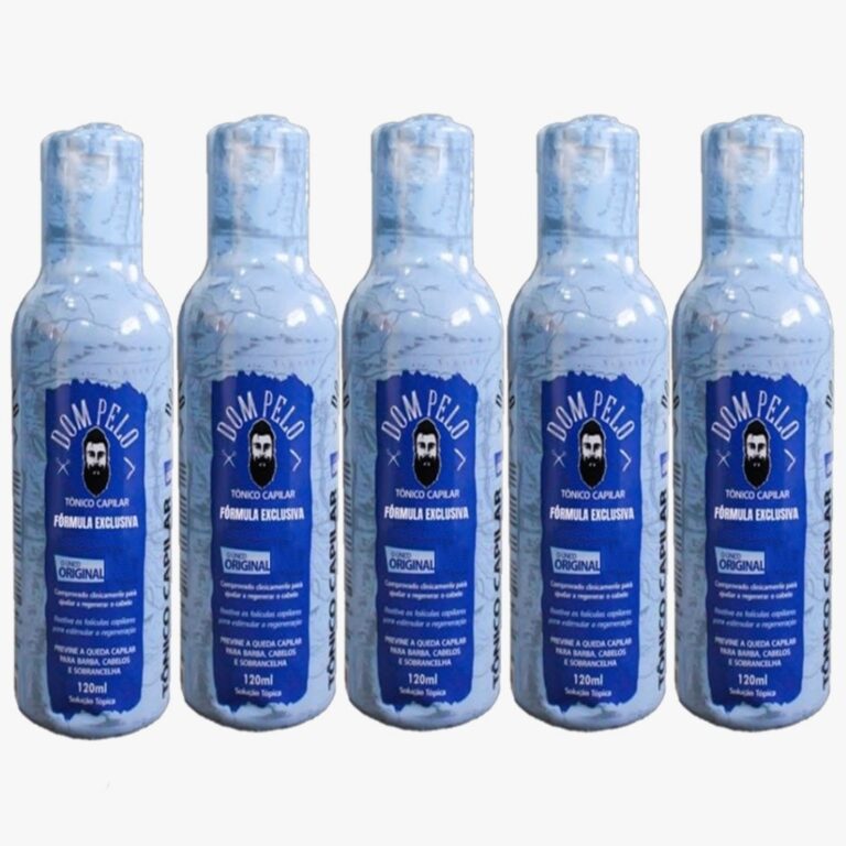 Kit 5 X cabelo barba e sobrancelha com caixinha