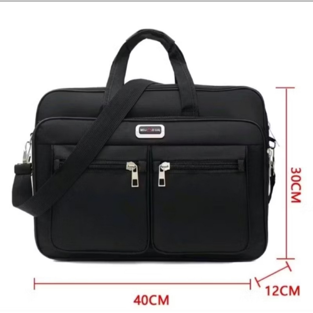 Pasta Executiva Notebook 15 impermeável  Bolsa de trabalho Reforçada  Nylon Premium com Compartiment