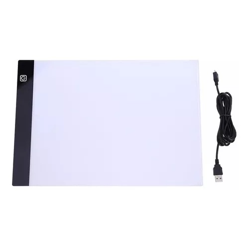 Mesa Prancheta Desenho Luz A4 Desenho Led Branco U