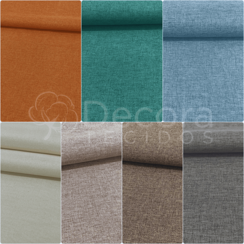 Tecido Linho Sofá Linen Look 2m x 1,40m largura – Para Sofá Cadeira Capa Almofada Diversas Cores