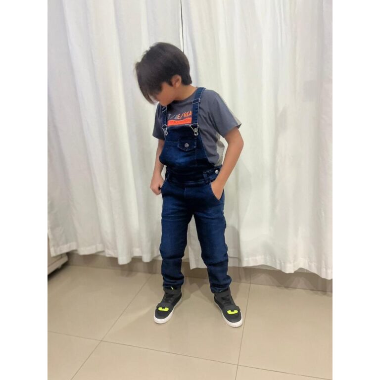 Macacão Jeans Menino | Jardineira Infantil Mascul
