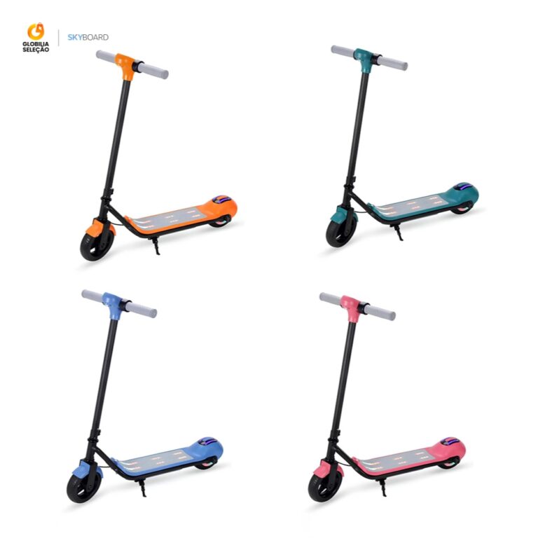 Patinete elétrico Infantil Scooter 6 polegadas co
