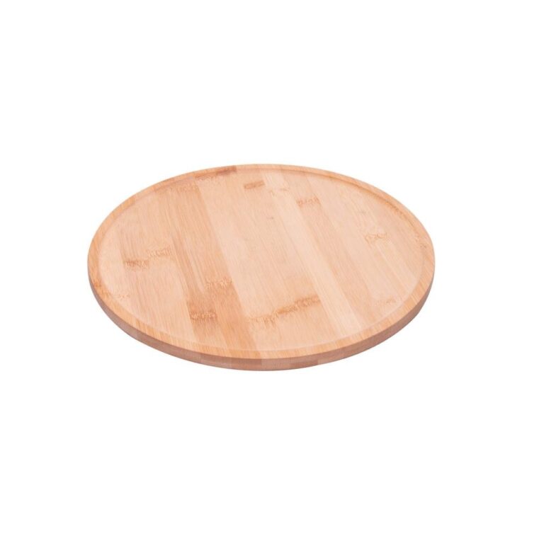 Tábua Giratória Redonda Lyor de Bambu 30cm x 30c
