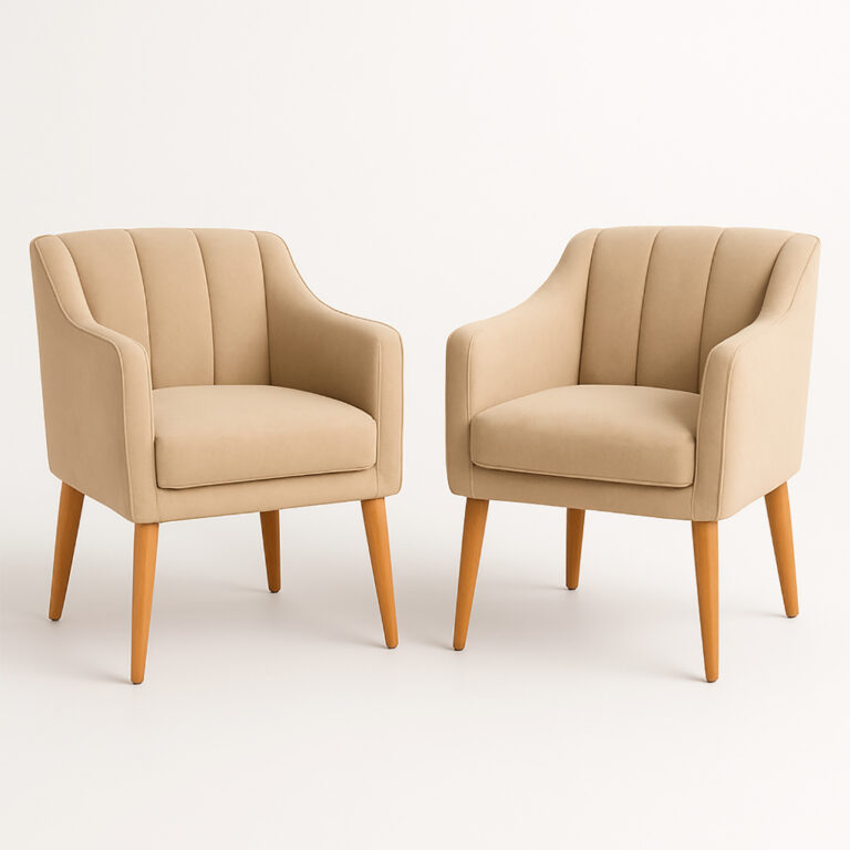 Kit com 2 Cadeiras Poltrona para Sala Moderna e Co