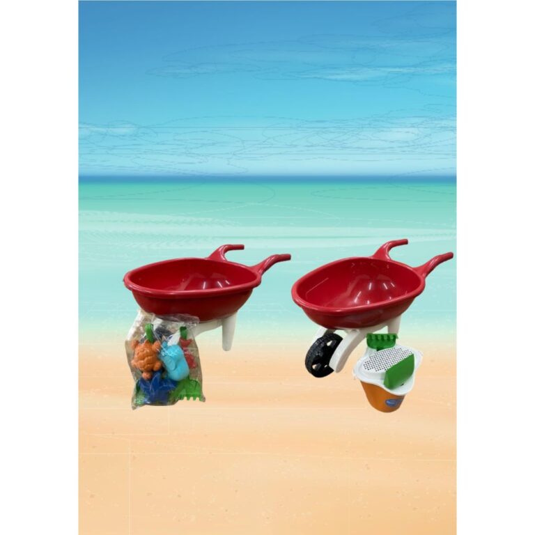 Carriola Infantil Para Crianças com Balde Pá e R