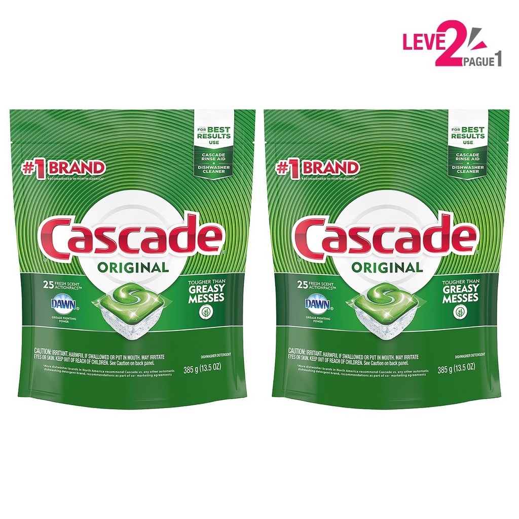 Cascade Lava-Louças 25 Pods  Leve 2 Pague 1