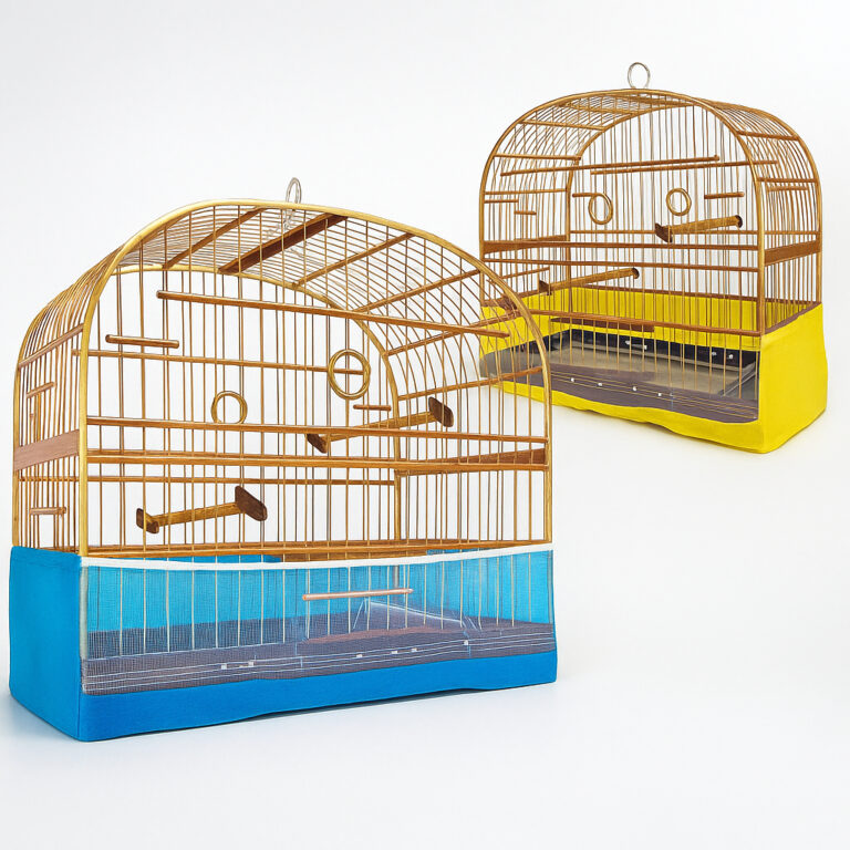 Capa de Gaiola em tnt com tela frontal  6 unidades