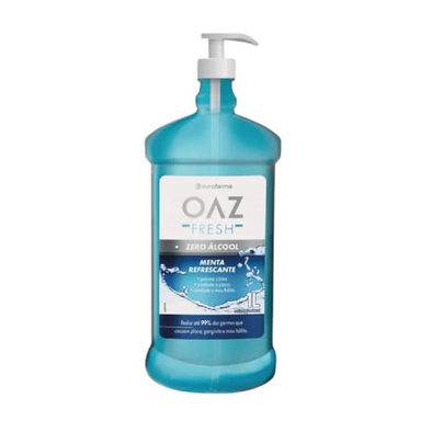 Antisséptico Bucal OAZ Fresh Zero Álcool Menta R