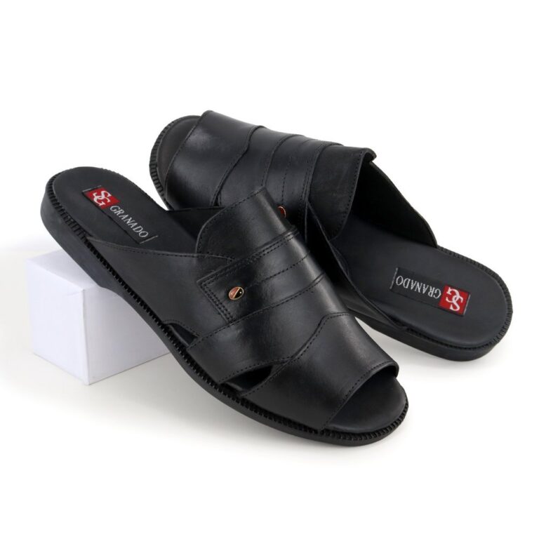 Chinelo Masculino Sandália Couro Legitimo Ortopé