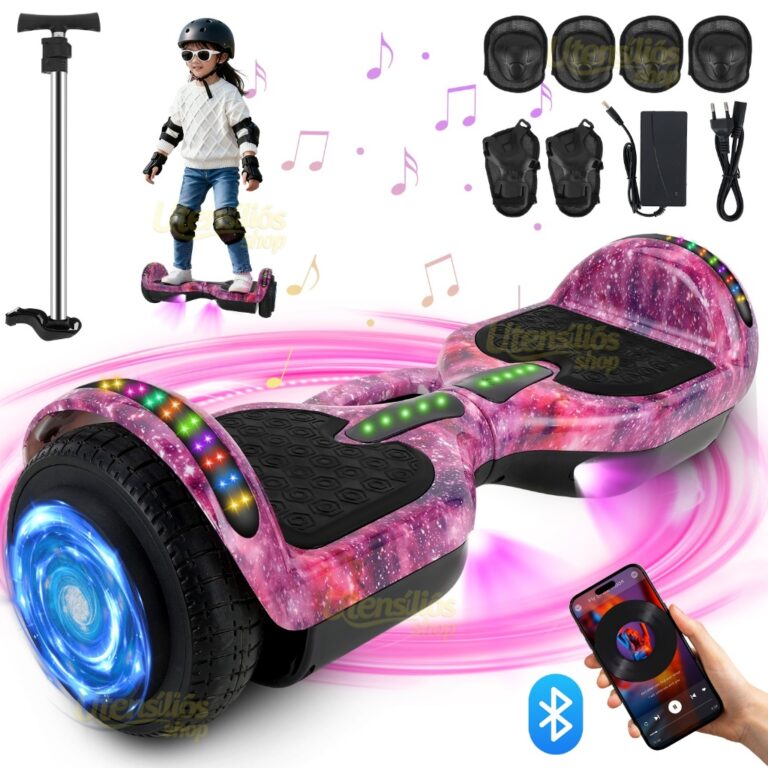 700W Hoverboard Elétrico Skate Kit Acessórios Co