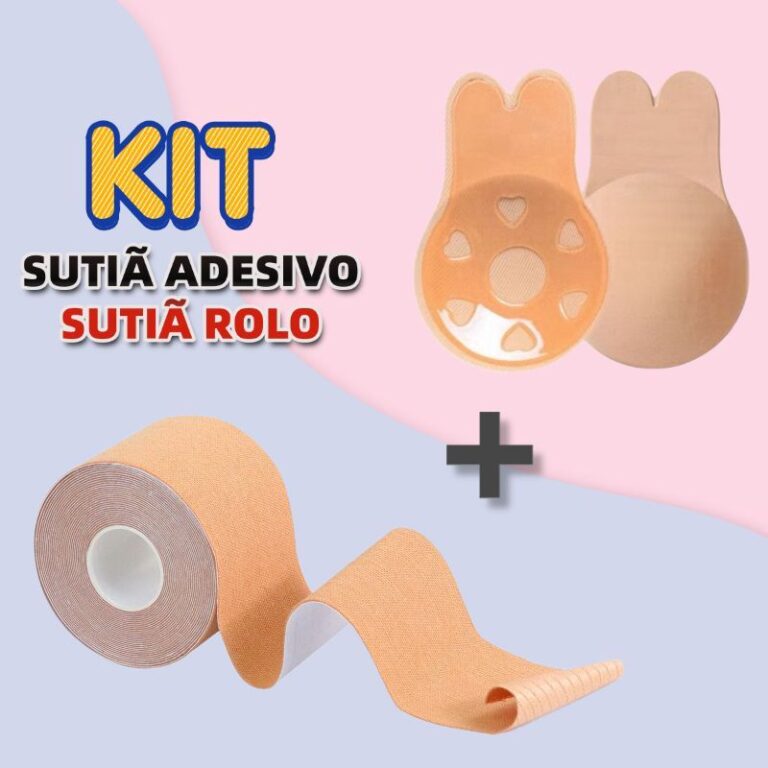 Kit 2 Conjunto para levantar o peito 1 Sutiã Rolo