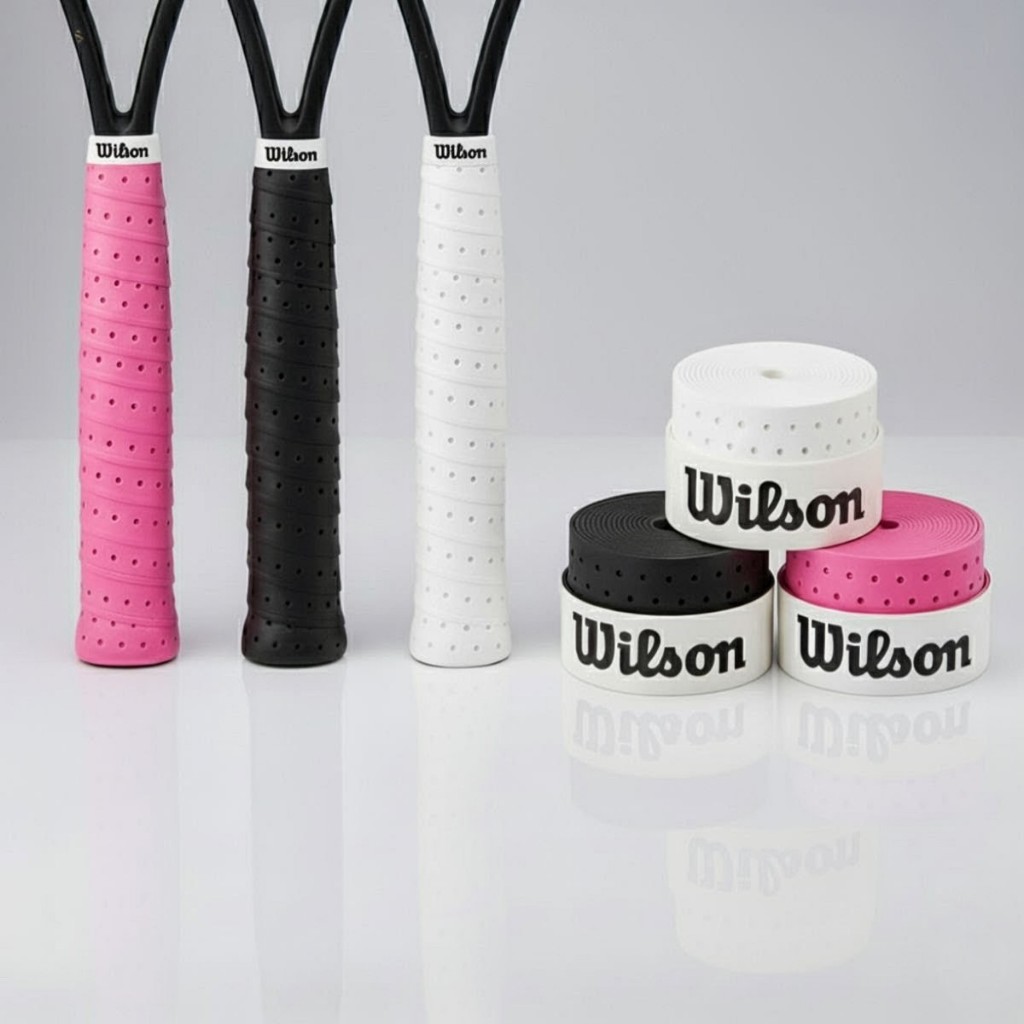 Kit 1, 3 ou 5 Un | Overgrip Raquete Tênis Padel Beach | Perfurado Pro Comfort