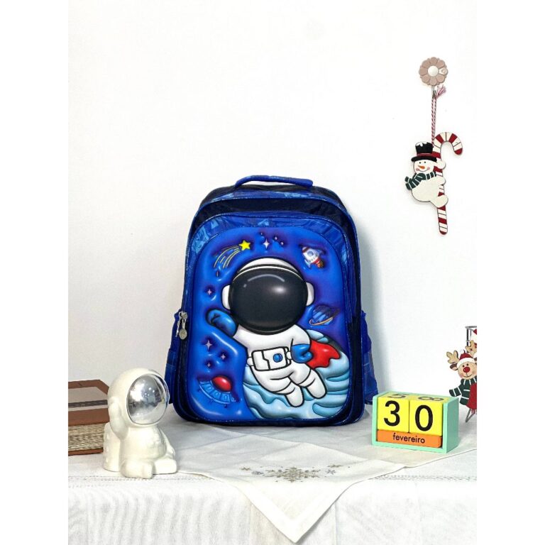 Mochila Escolar 3D Estampado Fosco Infantil Bolsa 
