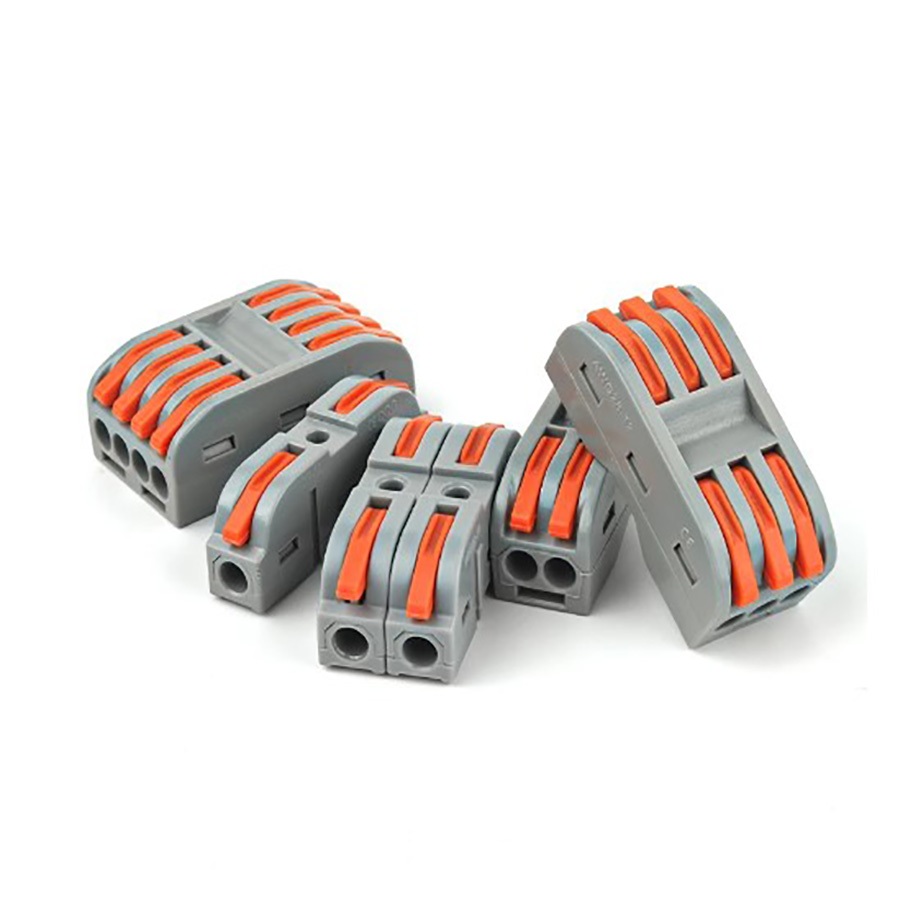kit 10 un Conector Compacto Elétrico Emenda E Derivação 4mm e 6mm