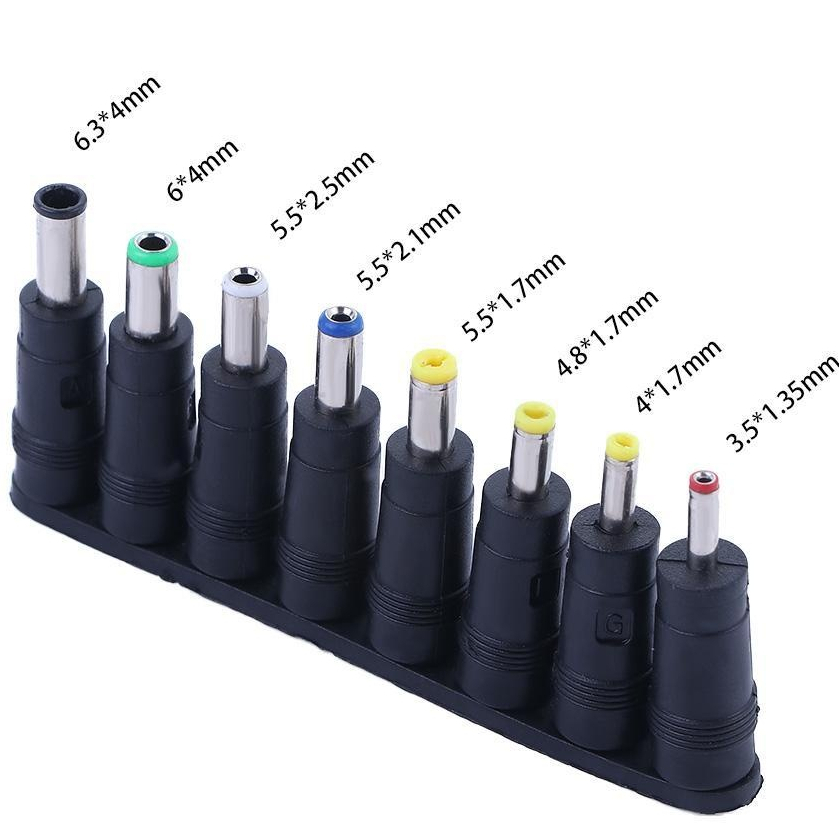 Kit Conector Adaptador P4 8 Macho C/ Fêmea 5.5×2.1mm