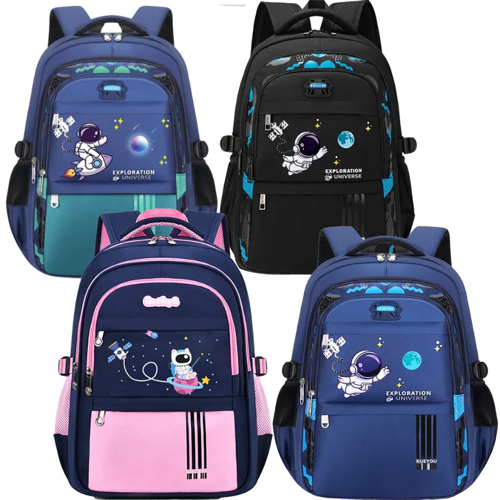 Mochila Escolar Infantil Reforçada Escolar Impermeavel Bolsa Criança Menino Menina Astronauta Tippi