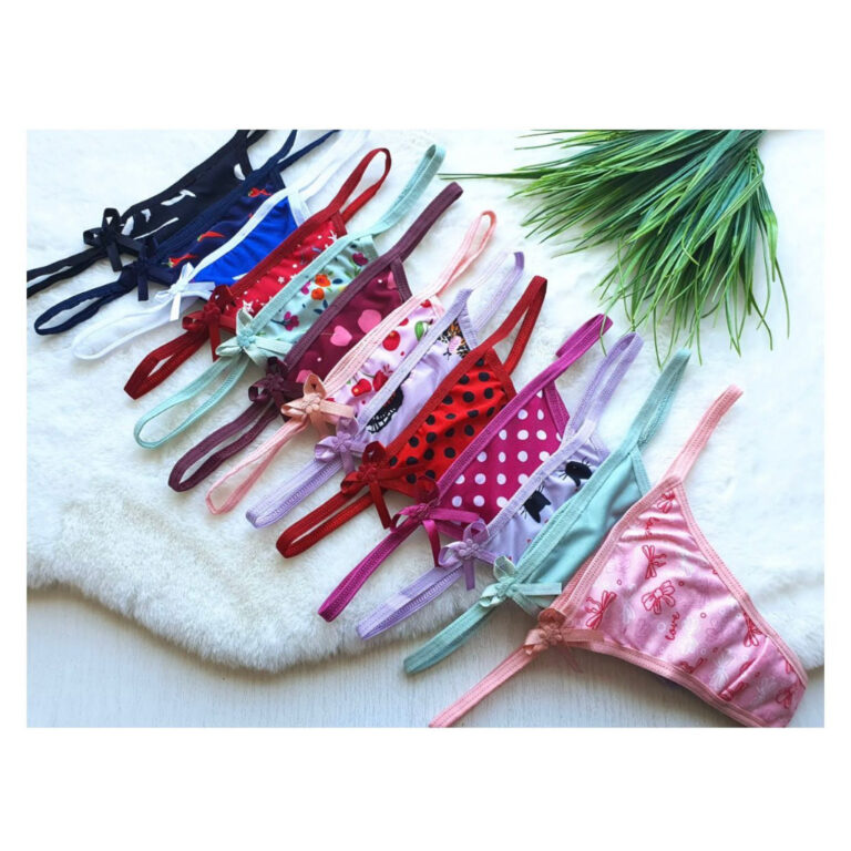 Kit 5 Tanguinhas Fio Dental Calcinha Tanga Lingeri