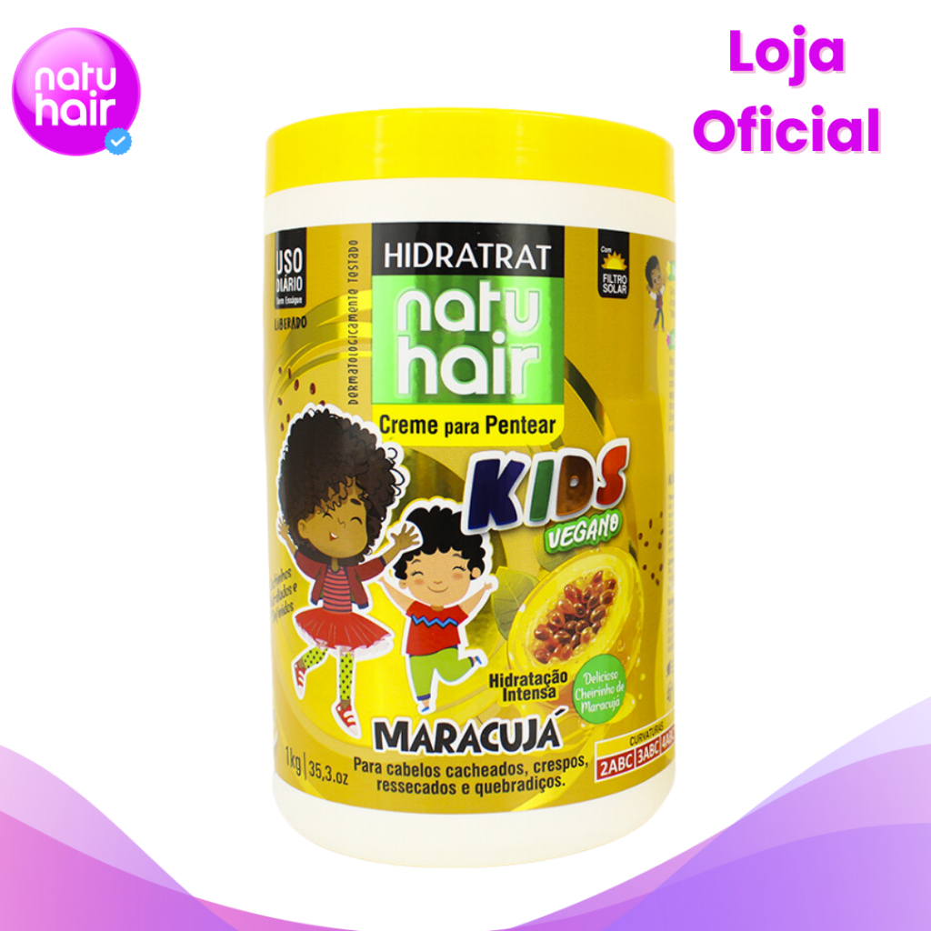 Creme para pentear Kids Maracujá Natuhair 1kg
