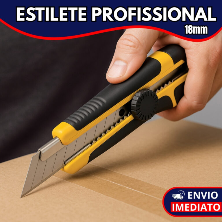Kit Estilete Profissional Ergonômico 18mm Emborra