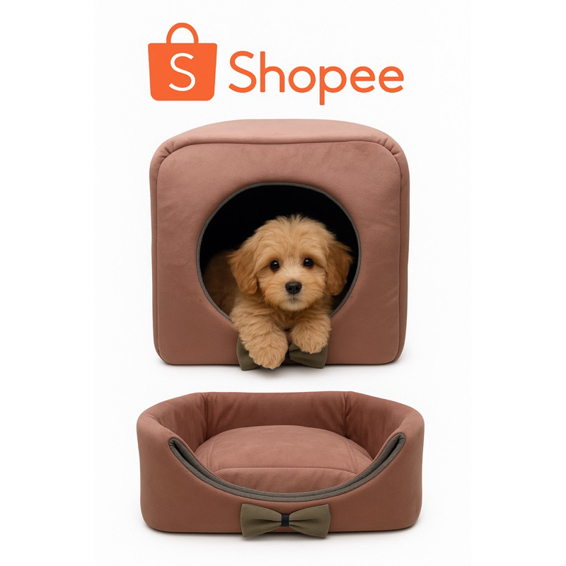 Casinha cama toca Iglu 3 Em 1  Cão E Gato,Tamanhos P, M, G e GG, com almofada removível fundo imperm