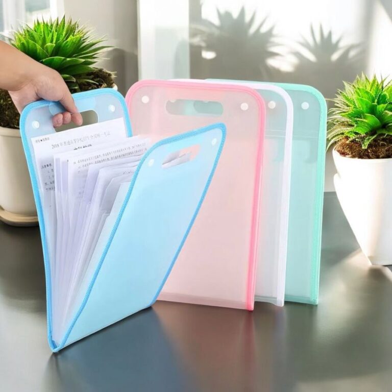 Pasta Sanfonada Para Documento Com 12 Divisórias 