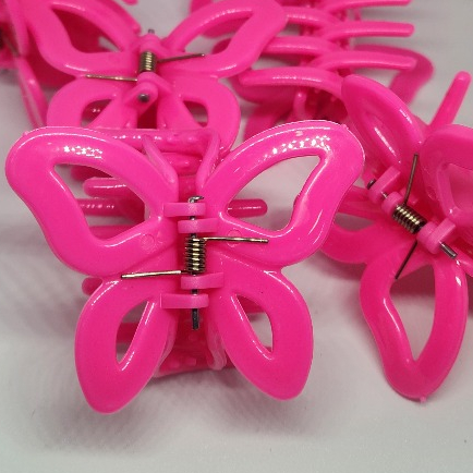 12 Piranha BORBOLETA de cabelo, Presilha, pretende