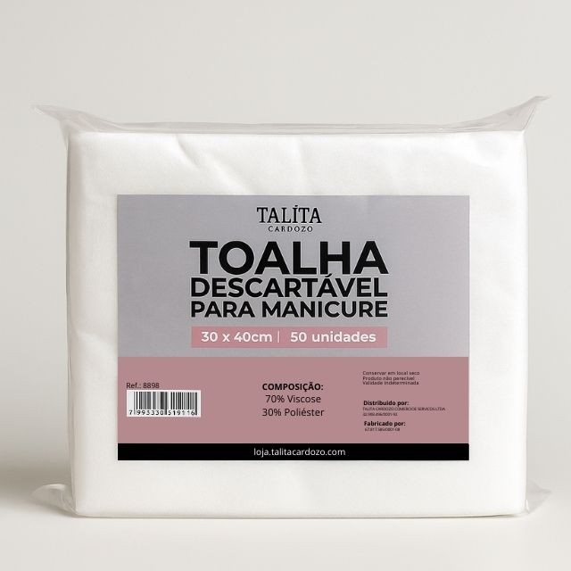 Toalha Descartável para Manicure – 50 unida