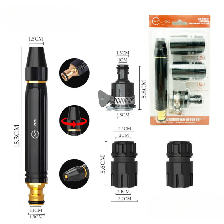 Kit 2 Esguicho Alta Pressão Mangueira Regulável 