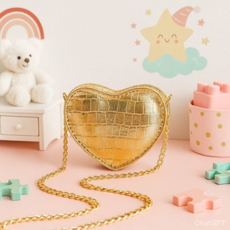 Bolsa Infantil Coração Menina Bolsinha Mini Bag 