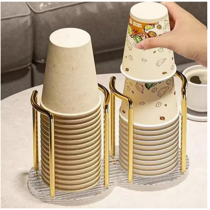 Suporte Porta Copos Acrílico Descartável De Chá