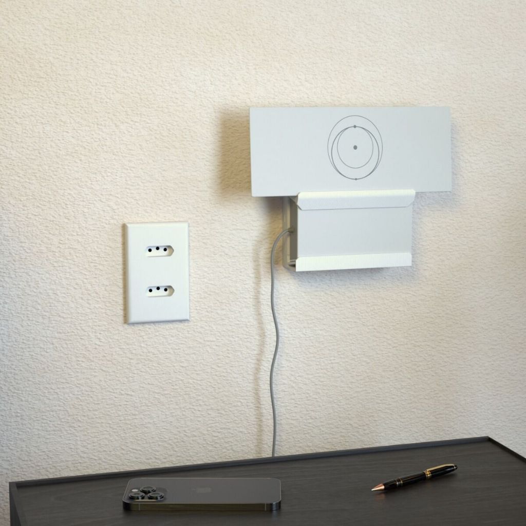 Suporte de Parede Compatível com Modem Roteador Wi-Fi e Fonte Starlink 3. Geração