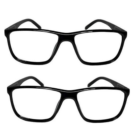 2 Óculos Com Grau Kit 0.50 a 5.00 Unisex Masculin